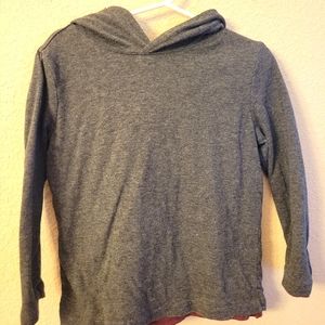Boys reversible XS long sleeve hoodie
